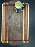 Hardwood Serving Tray - Built-in-Handle Design