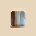 Handcrafted Tri-Color Hardwood Coasters Striped - Set of 4