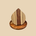 Teardrop Charcuterie Board - Ambrosia Maple & Mahogany