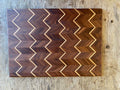 Walnut Chevron Pattern Cutting Board
