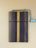 Artisan Hardwood Cheese Slicer - Walnut with Exotic Yellowheart Accent