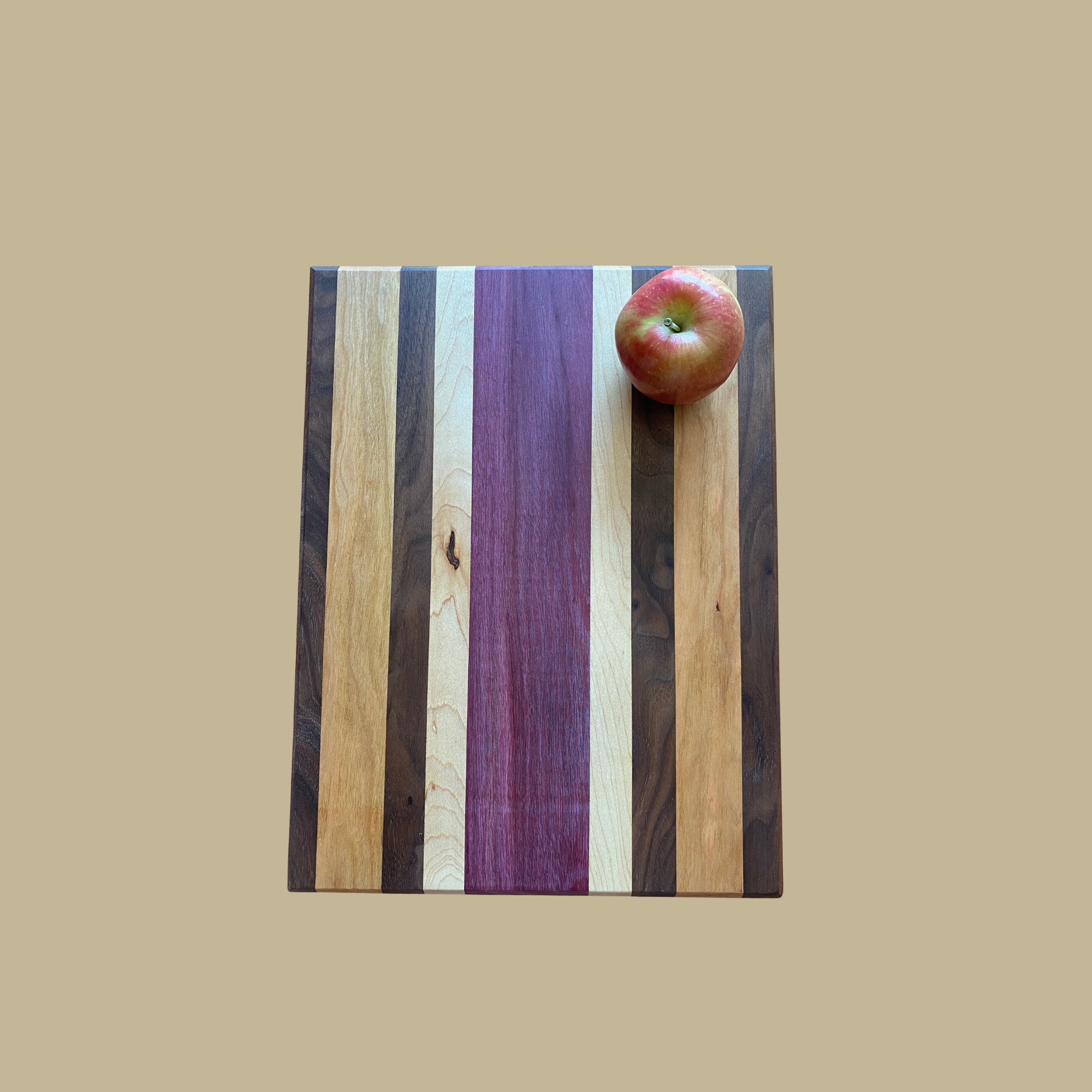 Edge-Grain Mixed Hardwood Cutting Board