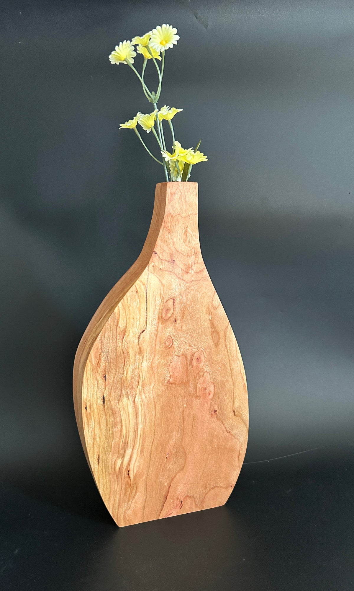Bottle-Neck Bud Vase with Glass Insert