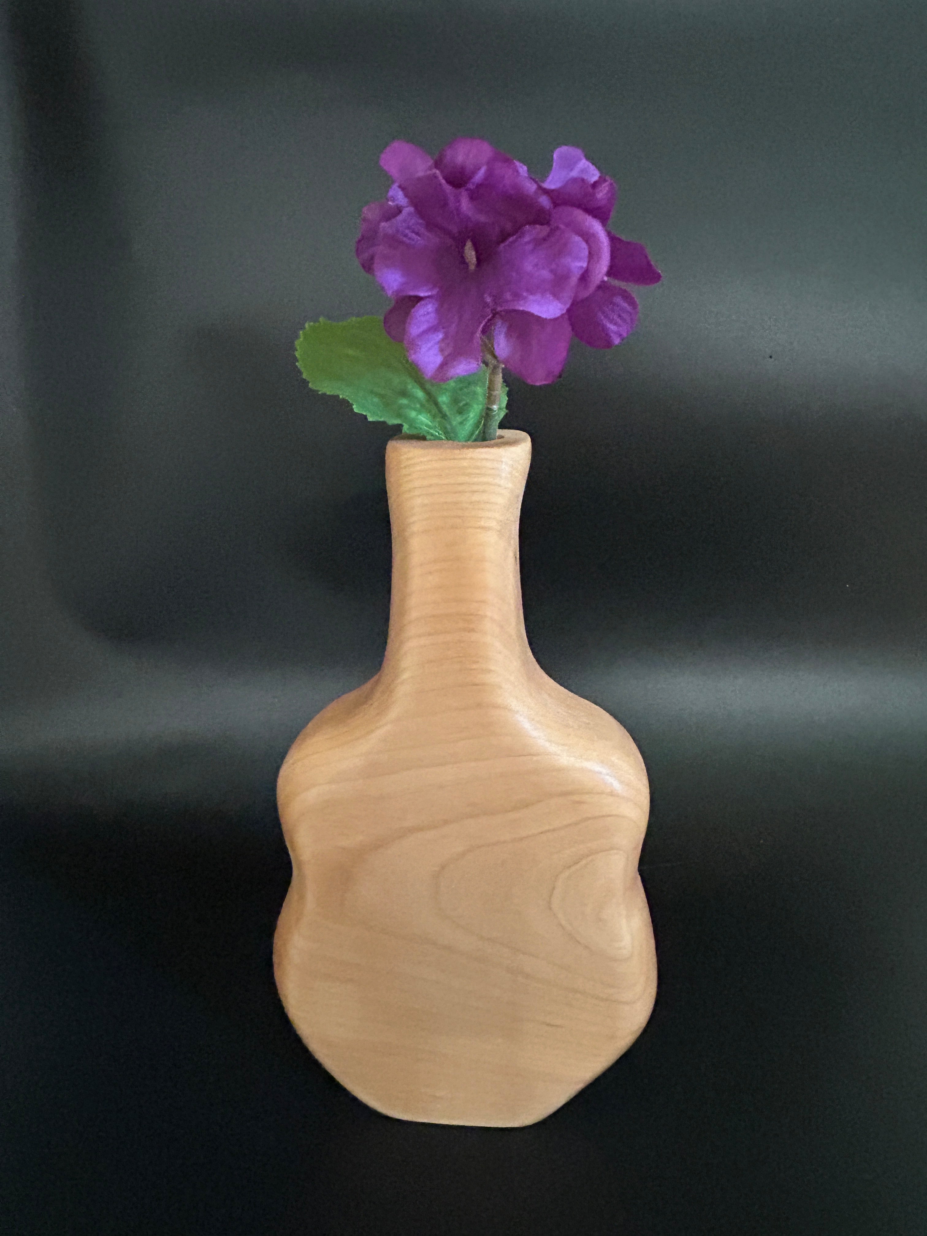 Decanter Bud Vase with Glass Insert
