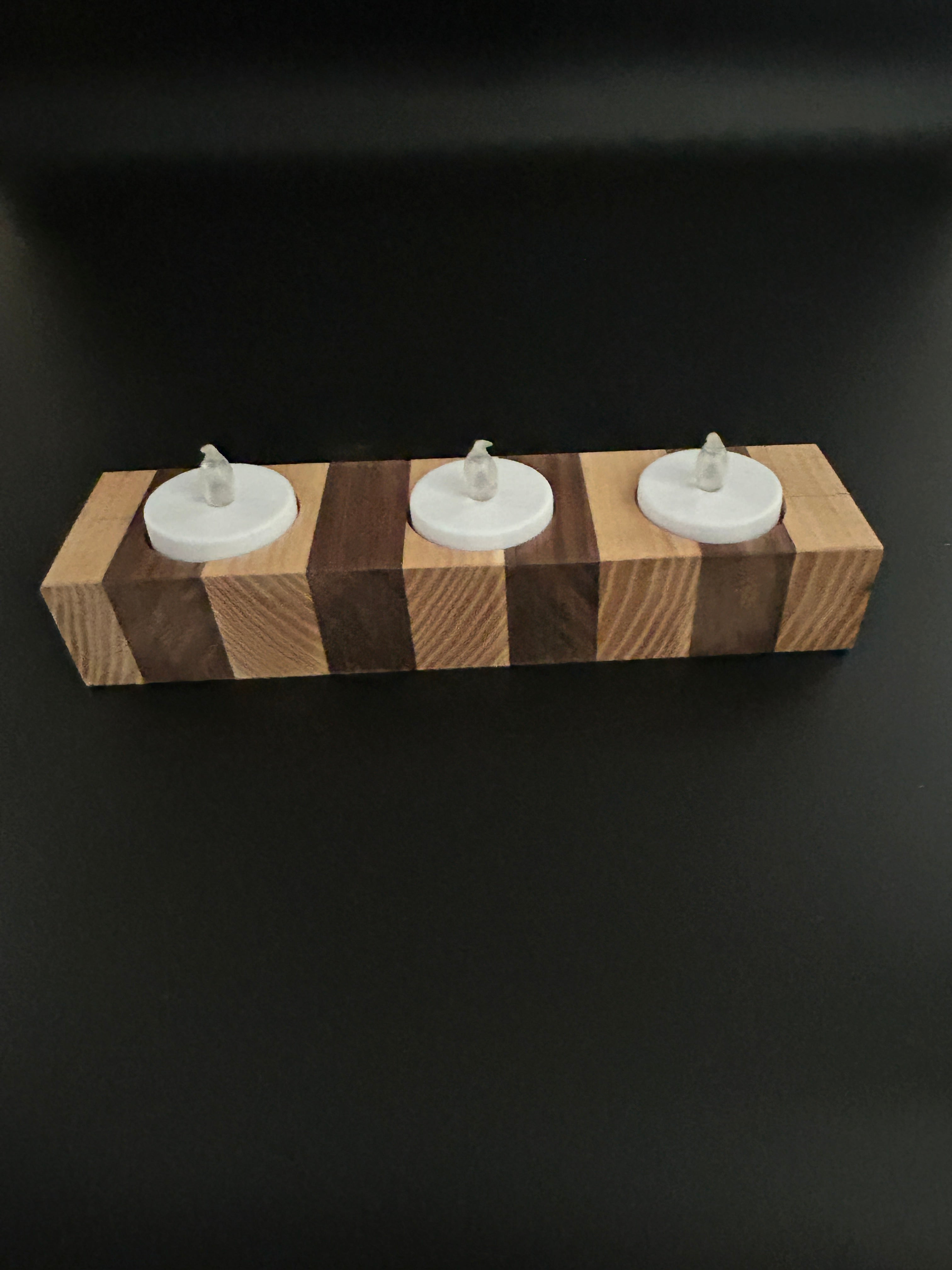 Triple Tea Light Holders