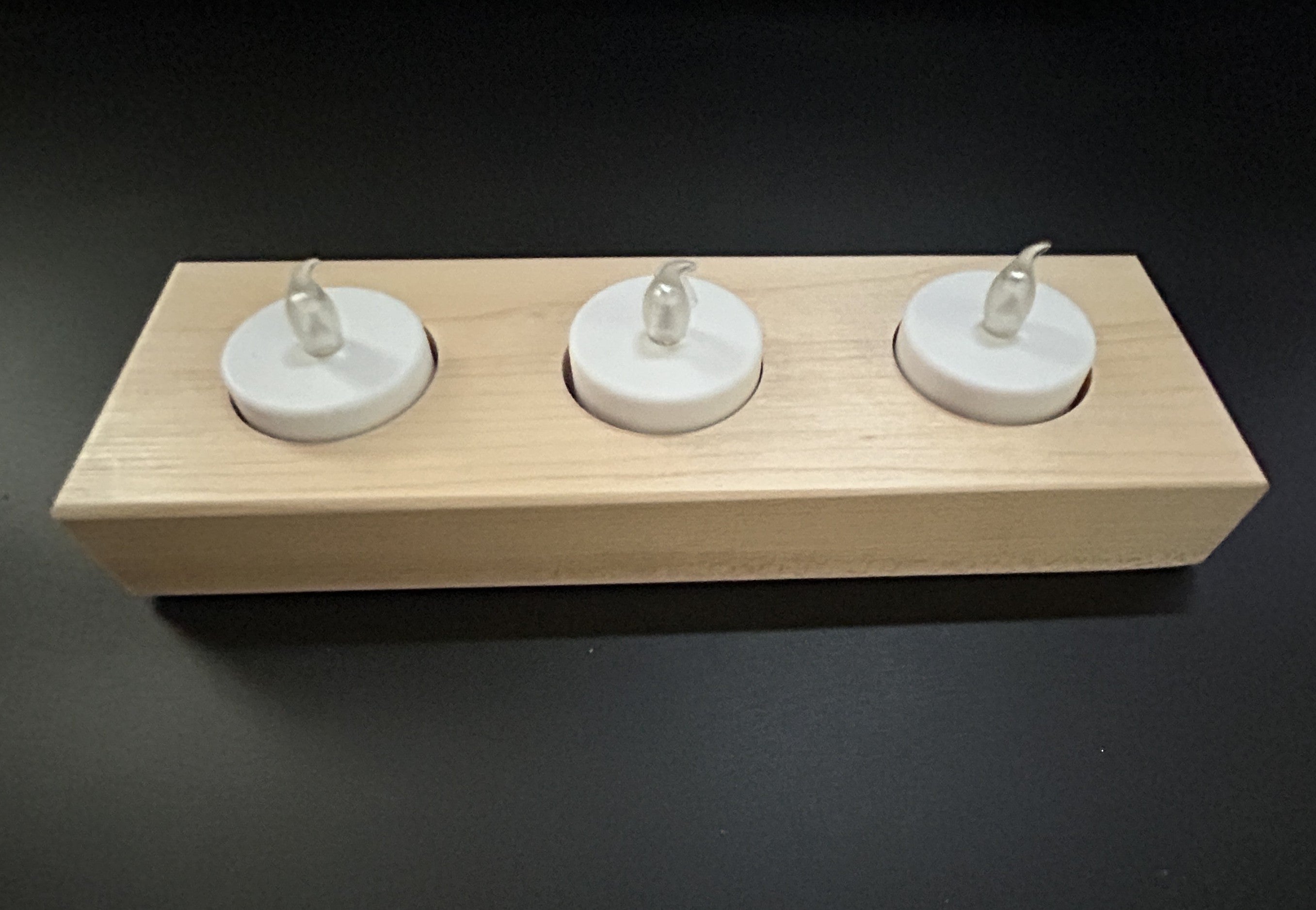 Triple Tea Light Holders