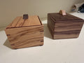 Handcrafted Keepsake Box — Ash with Walnut Splines & Raised Panel Lid