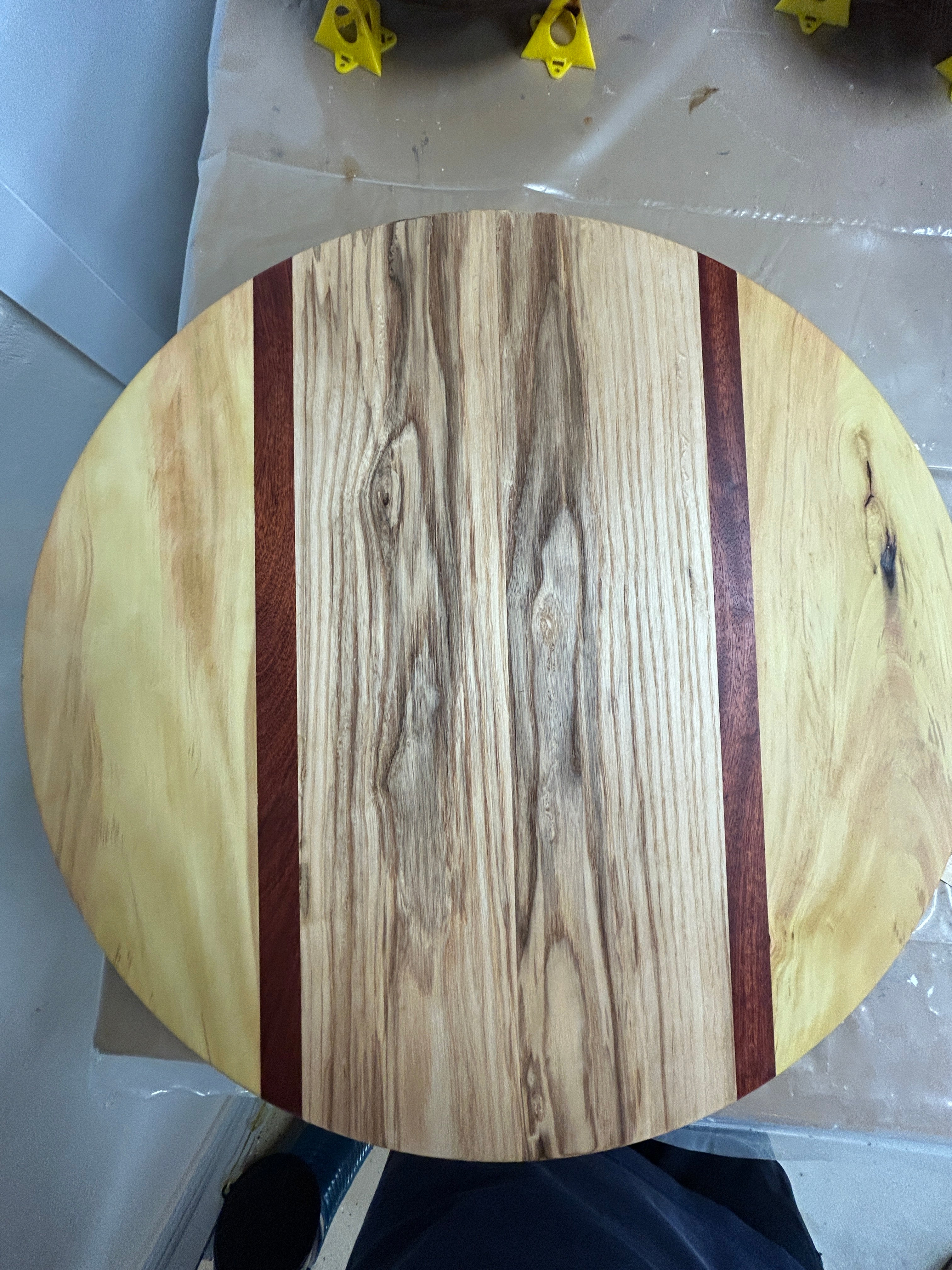 Large Lazy Susan - Yellowwood, Ambrosia Maple & Bloodwood Accents