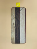 Serving Board - Ash & Walnut Woven Pattern with Red Accent