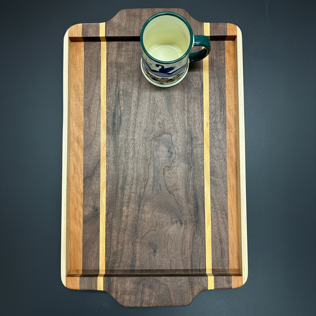 Built-in Handle Tray - Square