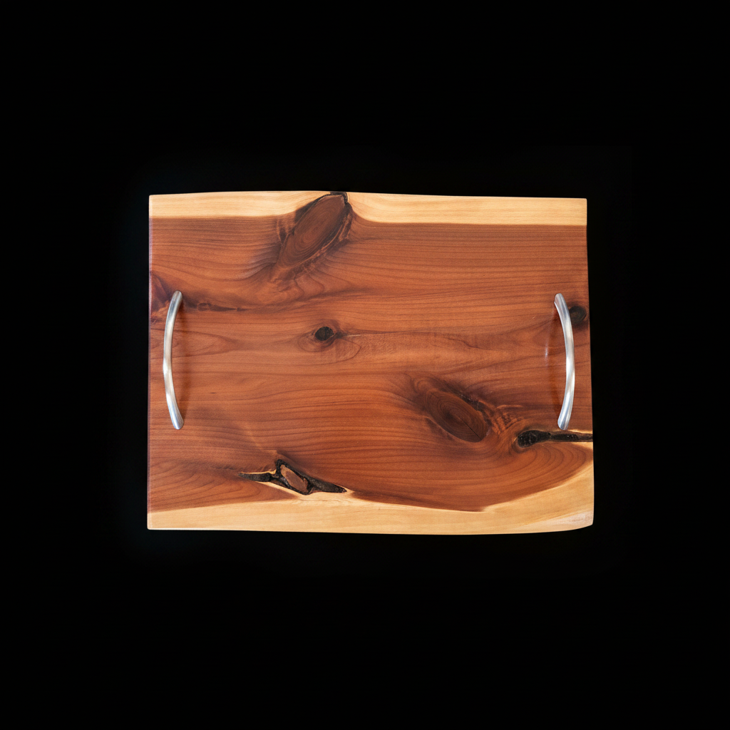 Cedar Serving Tray -Medium Size- Live Edge