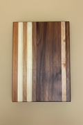 Cutting board with beige background