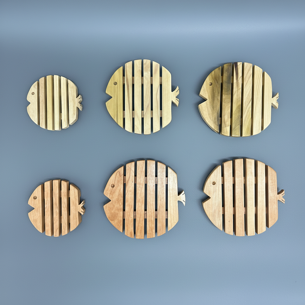 Fish Trivets S/M/L - 15% Smaller