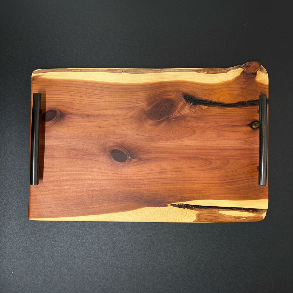 Medium Cedar Tray - Square