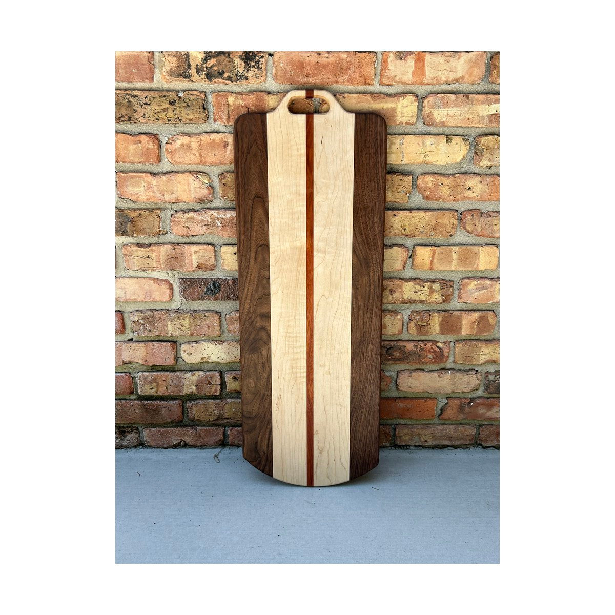 Large Statement Charcuterie Board - Walnut, Curly Maple & Bloodwood