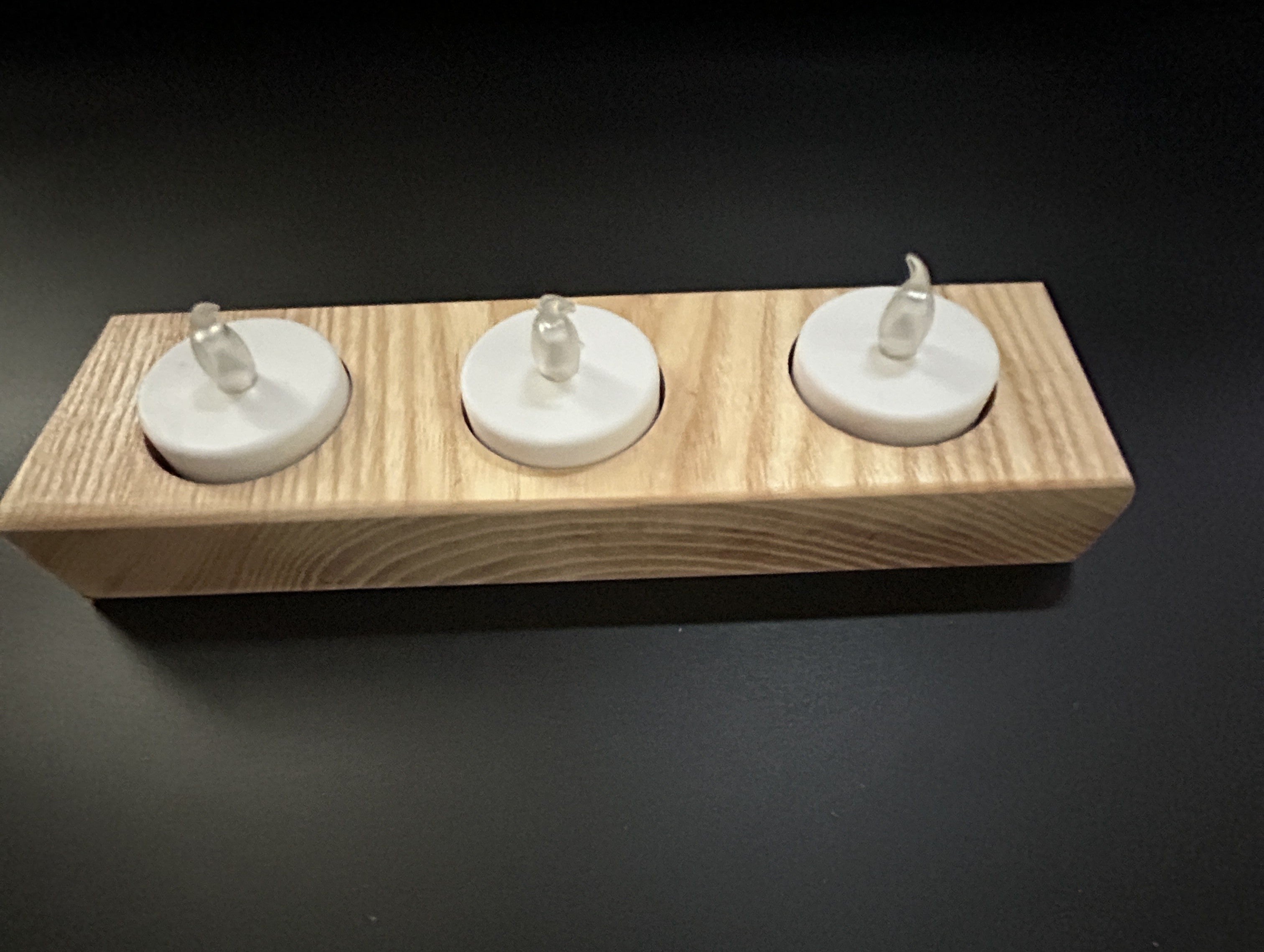 Triple Tea Light Holders
