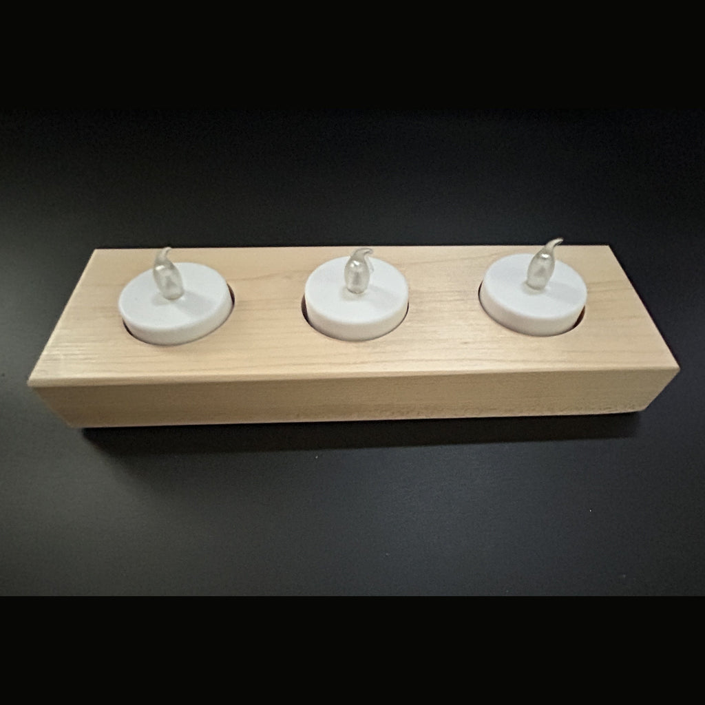 Triple Tea Light Holders