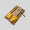 Yellowwood and Ash with Red Accent Strip Hardwood Cheese Slicer